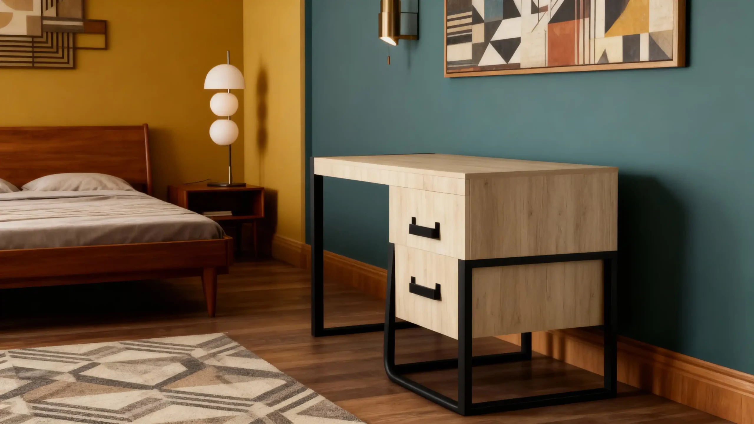 میز تحریر سرویس خواب ژیک مدل لوکا پلاس