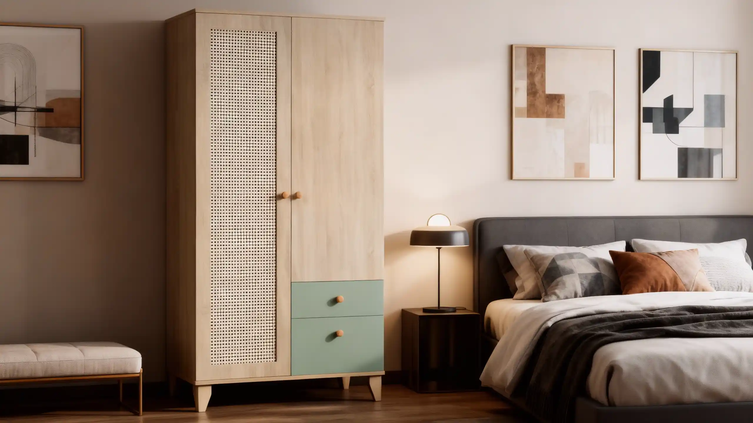 کمد دو درب لوف