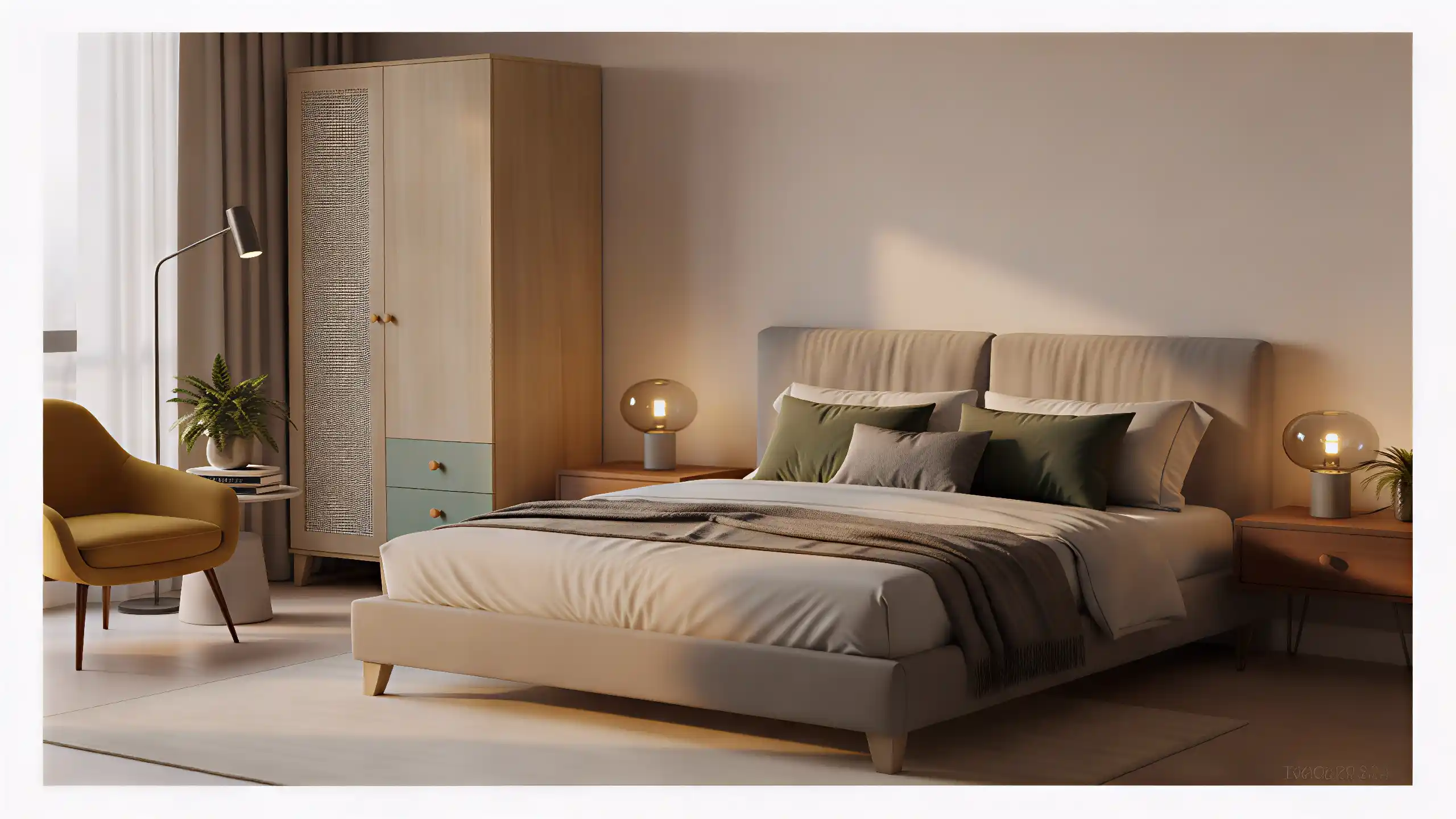 کمد دو درب ژیک مدل لوف