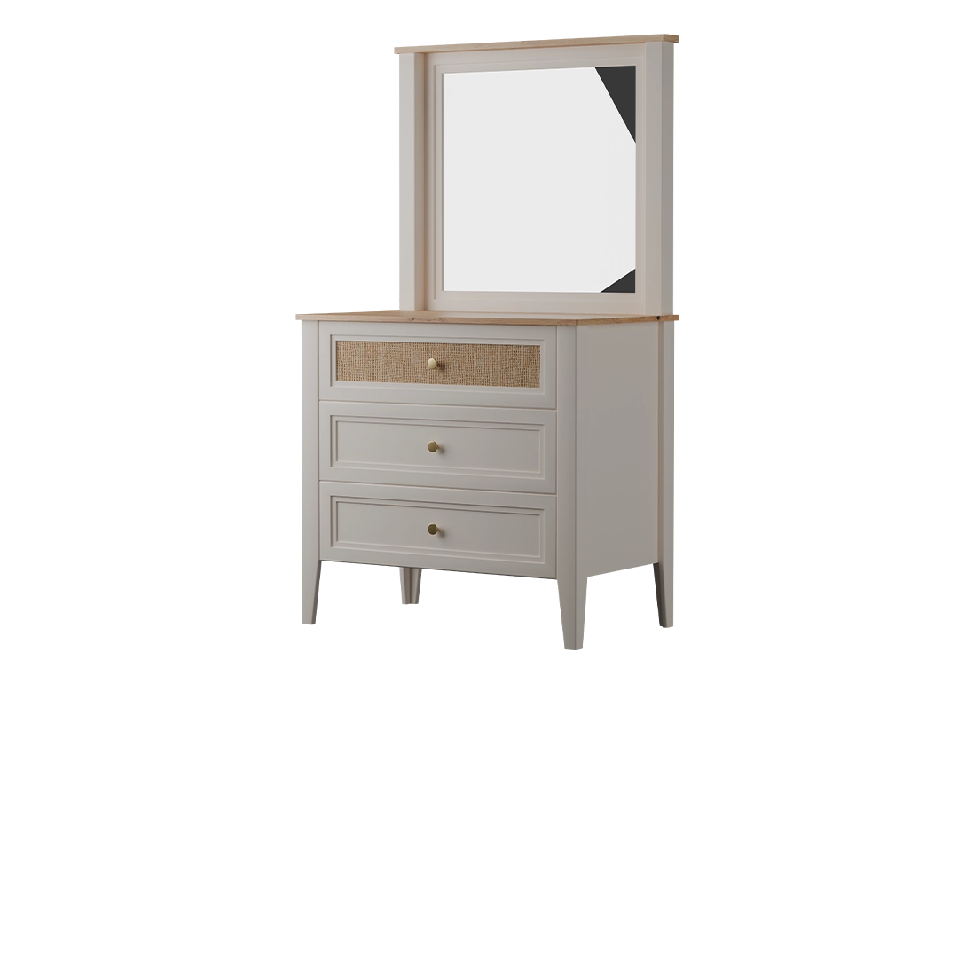 سرویس خواب کارولین آیینه میز آرایش