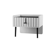 پاتختی سرویس خواب بلک اند وایت