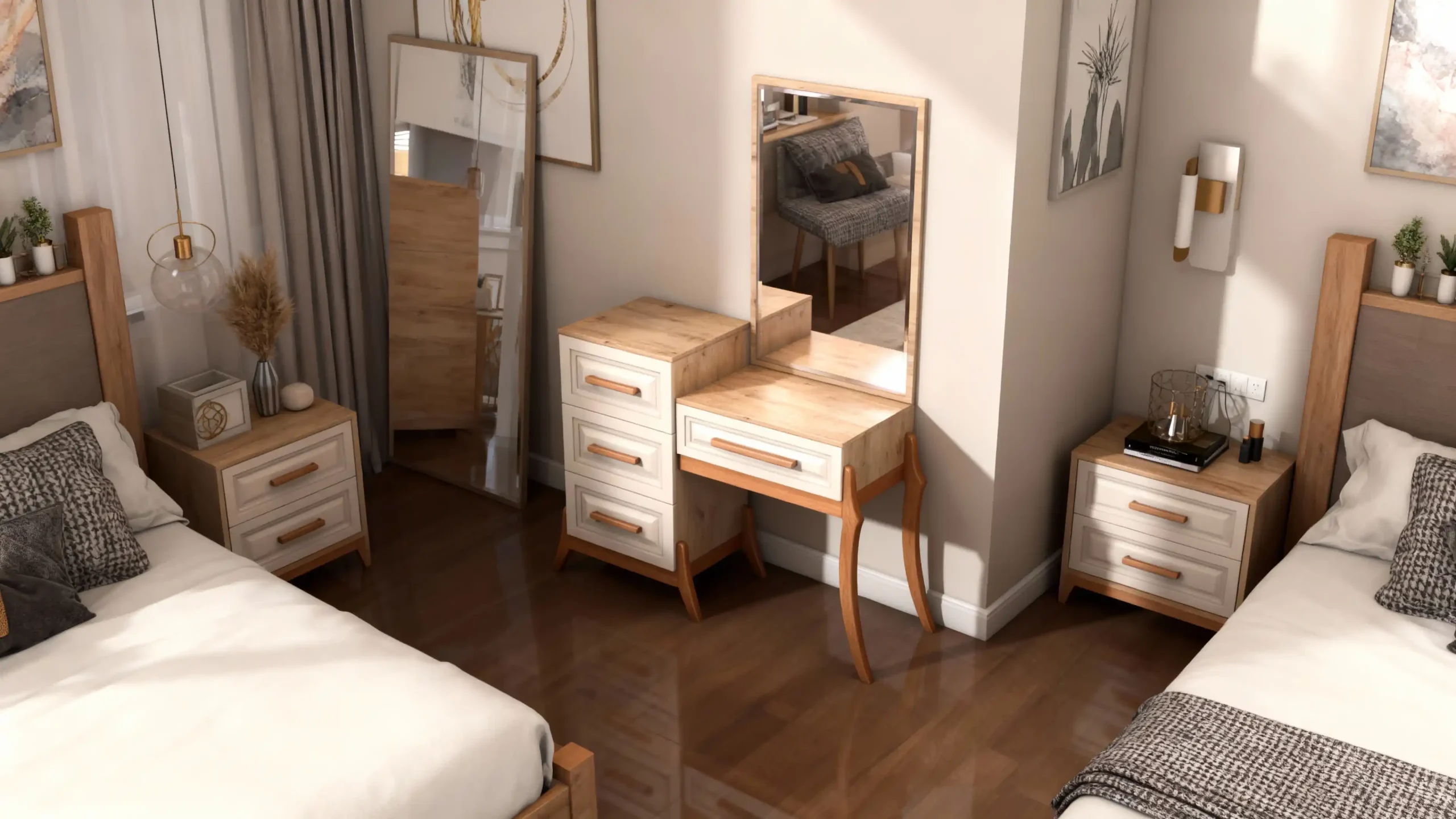 میز آرایش سرویس خواب ژیک