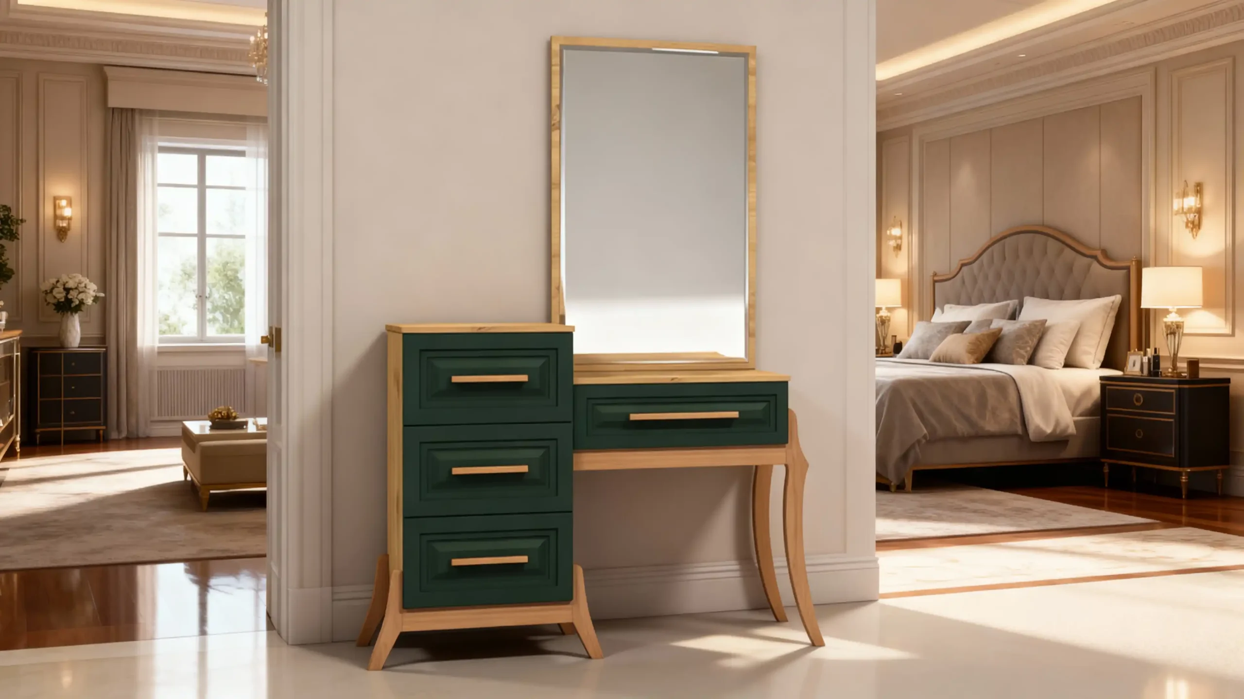 برند ژیک سرویس خواب پارلا | میز آرایش