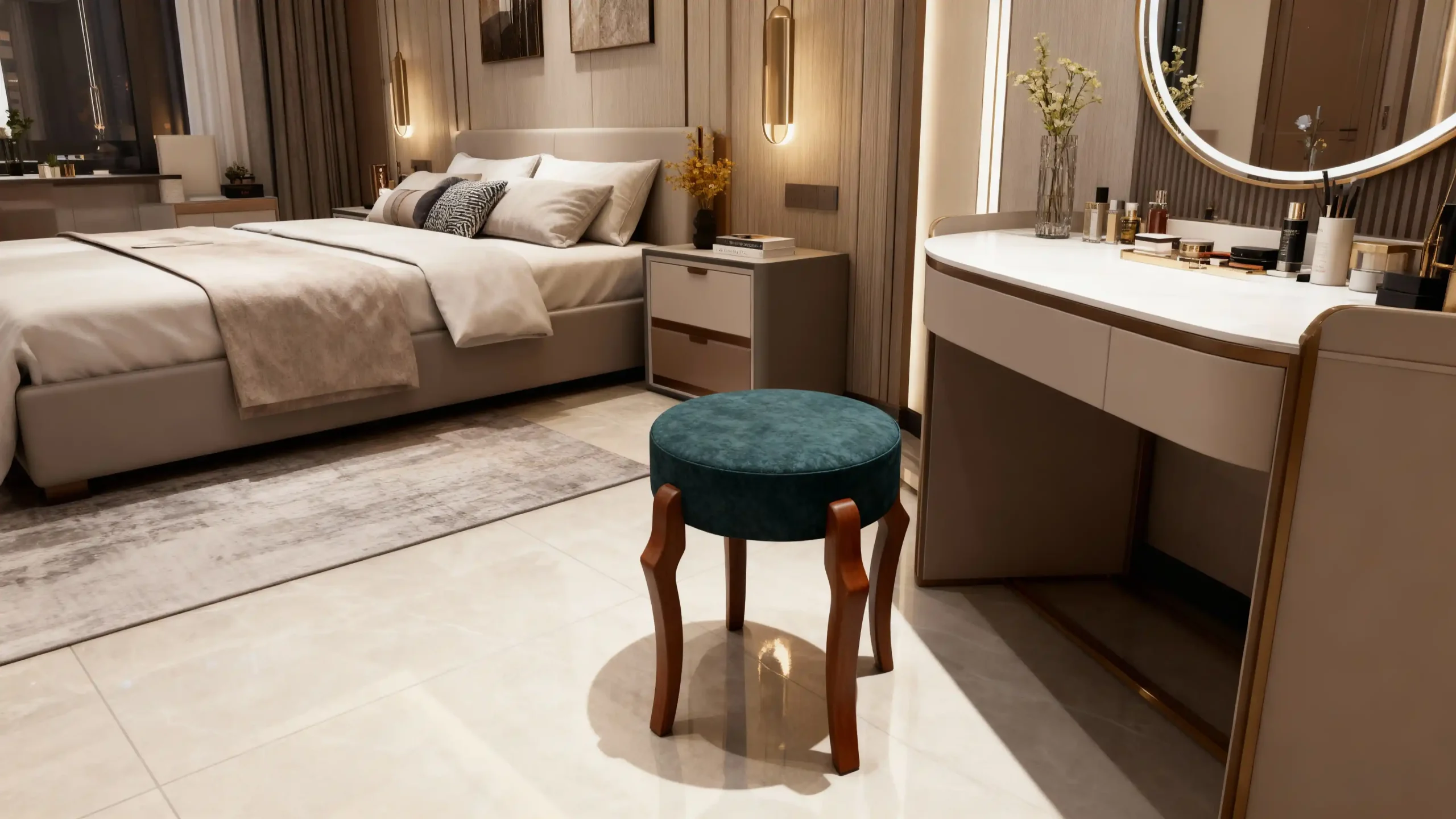 صندلی آرایش پارلا | سرویس خواب ژیک