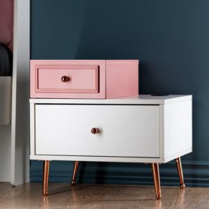 پاتختی با پنل USB سرویس خواب الگانس