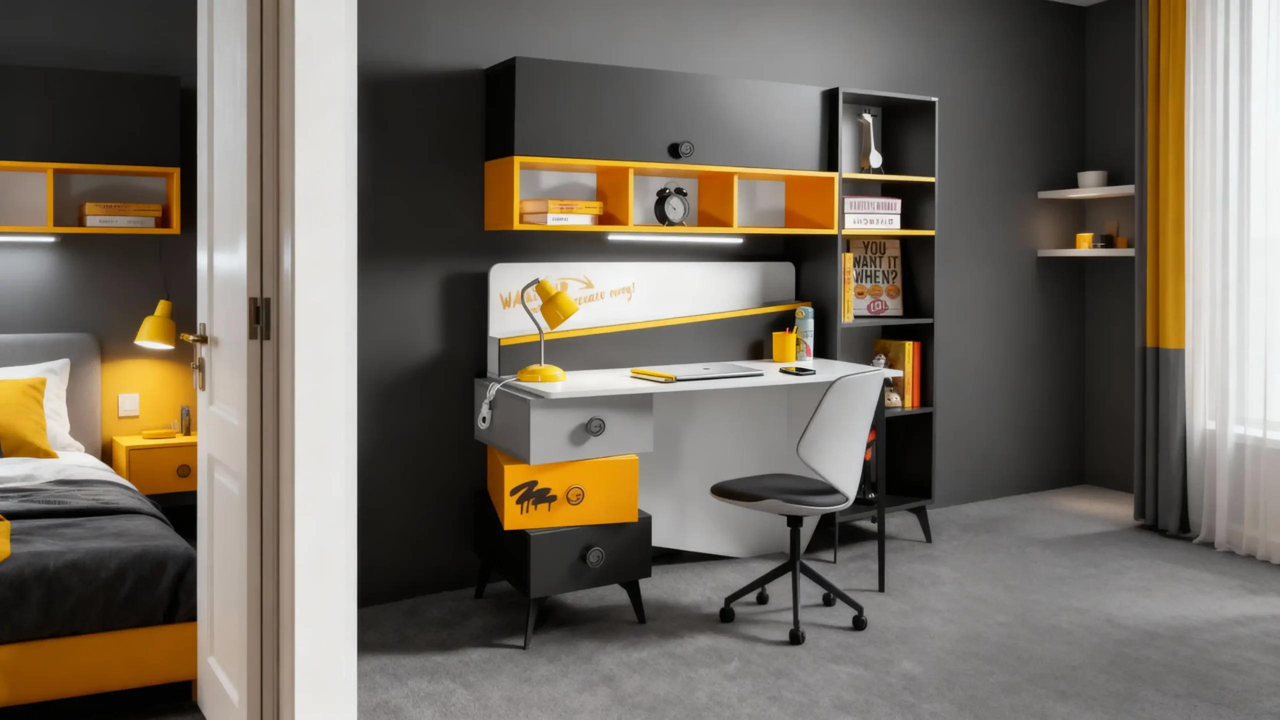 باکس دیواری سرویس خواب ژیک