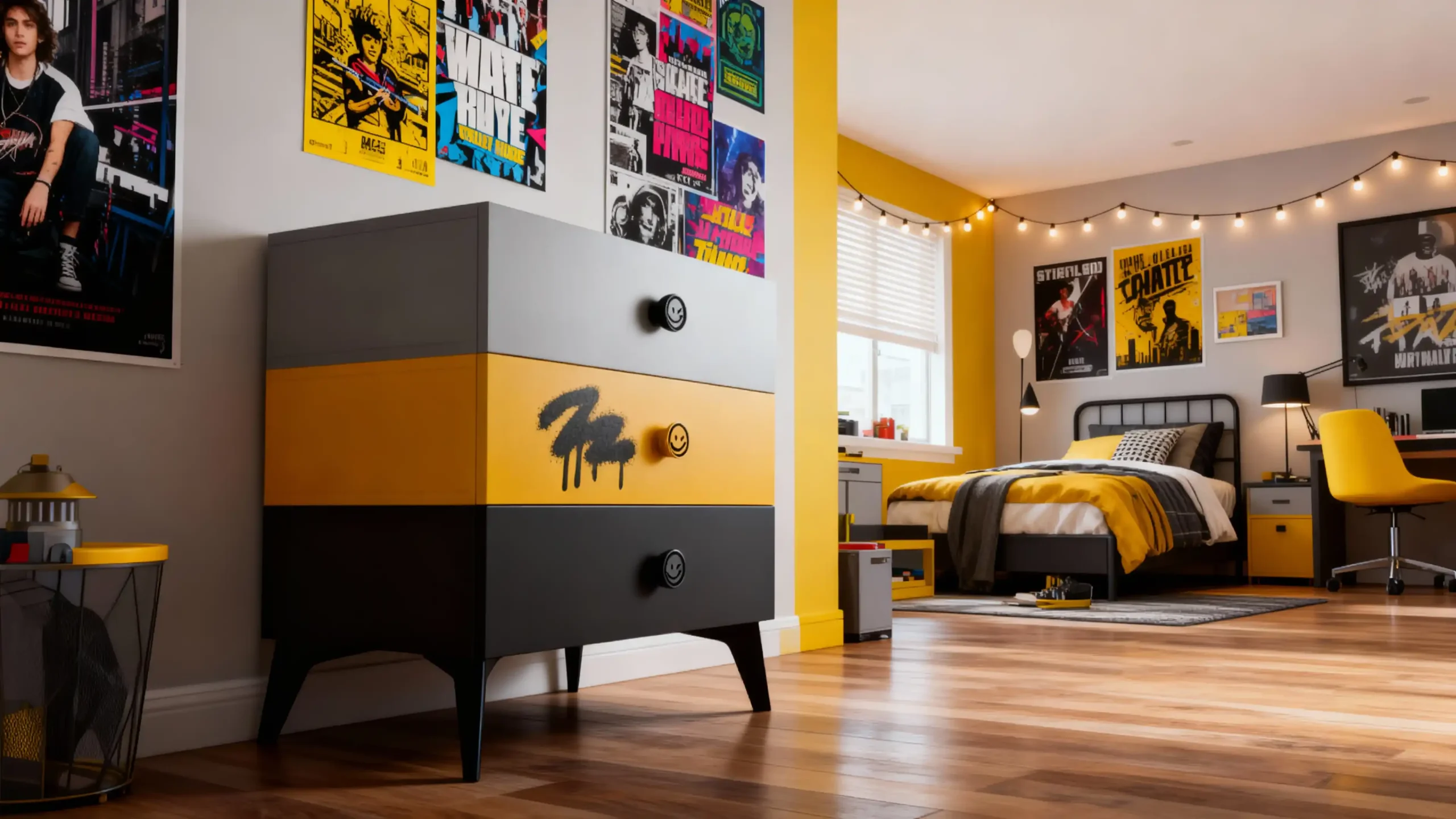 میز آرایش ژیک مدل اسکیت