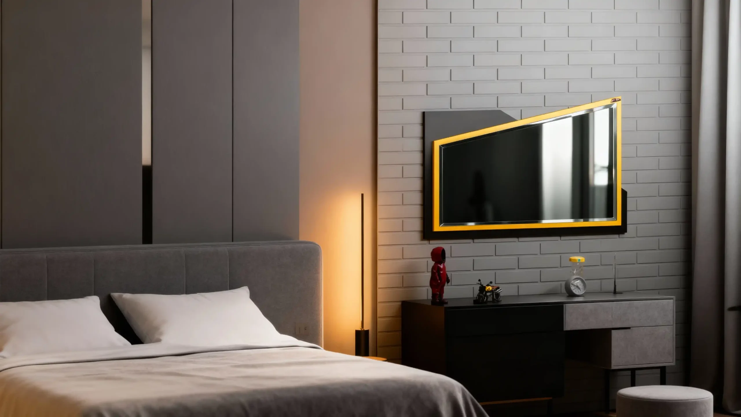 آیینه دیواری اسکیت ژیک