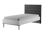 سرویس خواب بلک اند وایت تخت 100