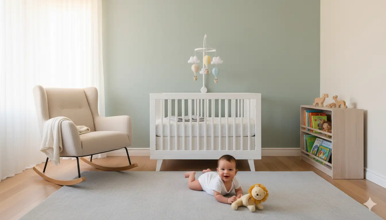 اشتباهات رایج در رنگ آمیزی اتاق نوزاد