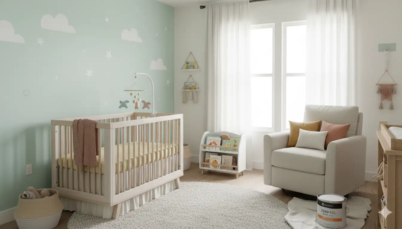 رنگ مناسب اتاق نوزاد