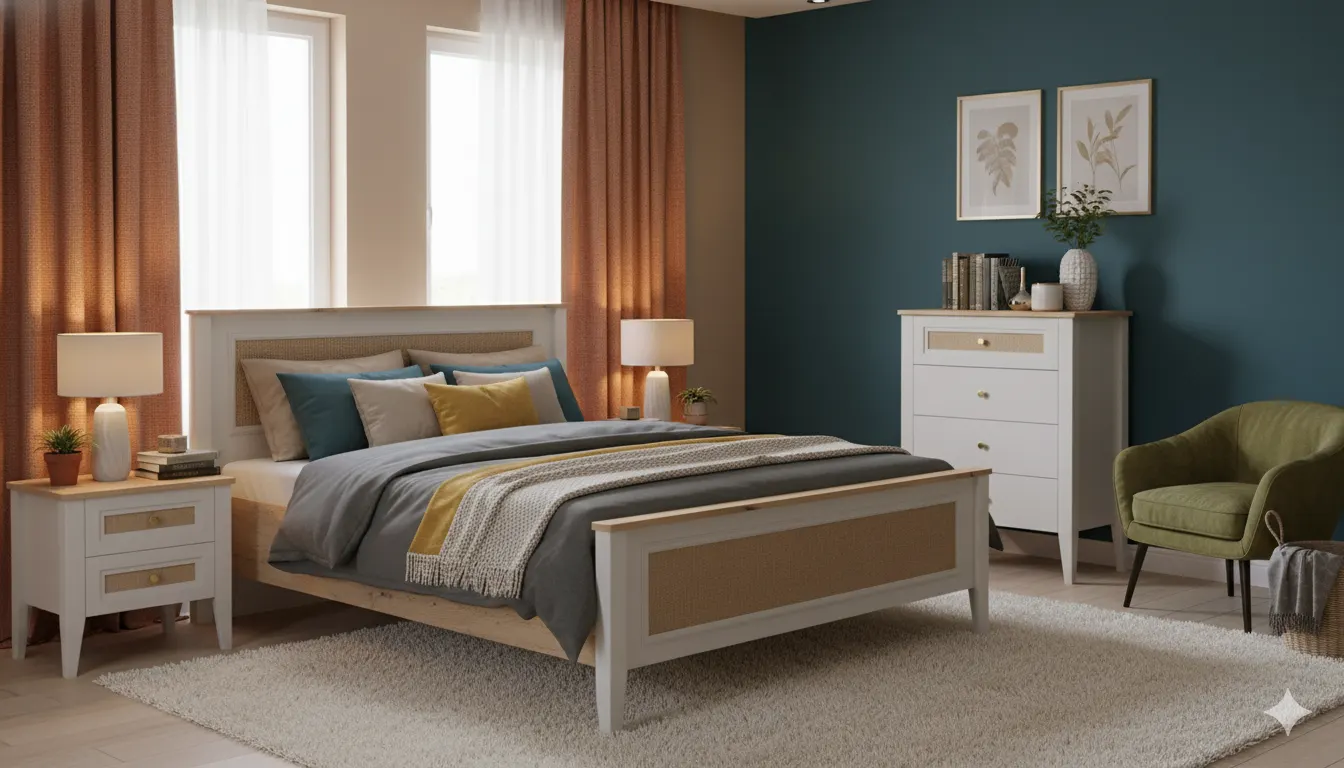 تخت خواب بزرگسال کارولین