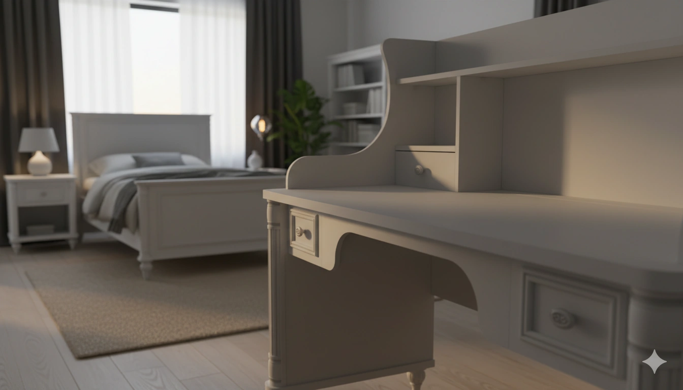 میز تحریر ژاکلین از برند سرویس خواب ژیک