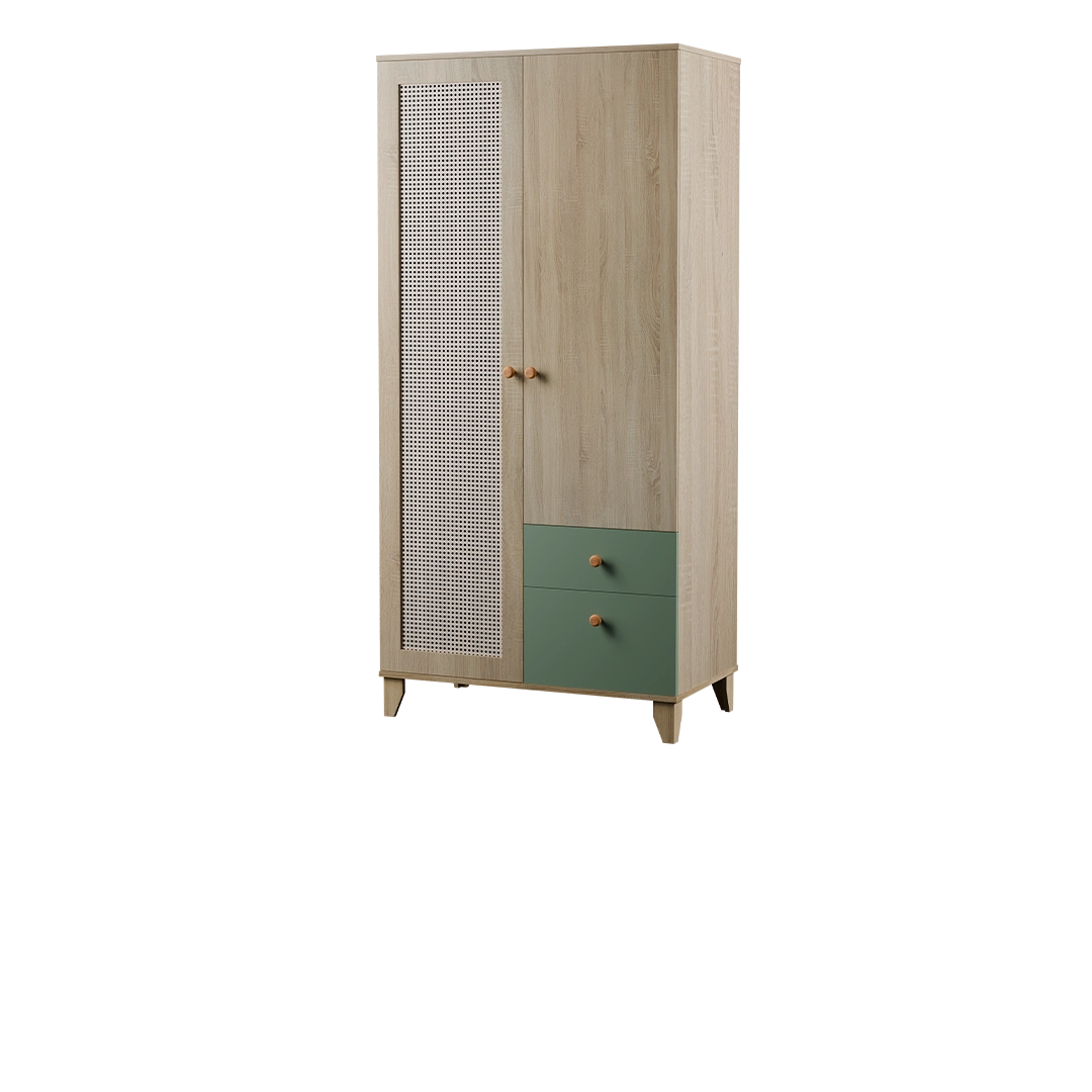 کمد دو درب سرویس خواب لوف نئوپان