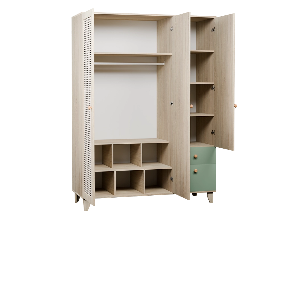 سرویس خواب لوف نئوپان کمد سه درب