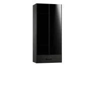 سرویس خواب آیرون نئوپان کمد دو درب شیشه ای