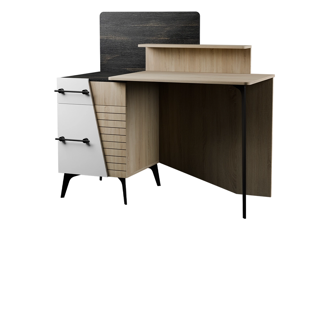 میز تحریر و لاین نوری سرویس خواب ورنا نئوپان