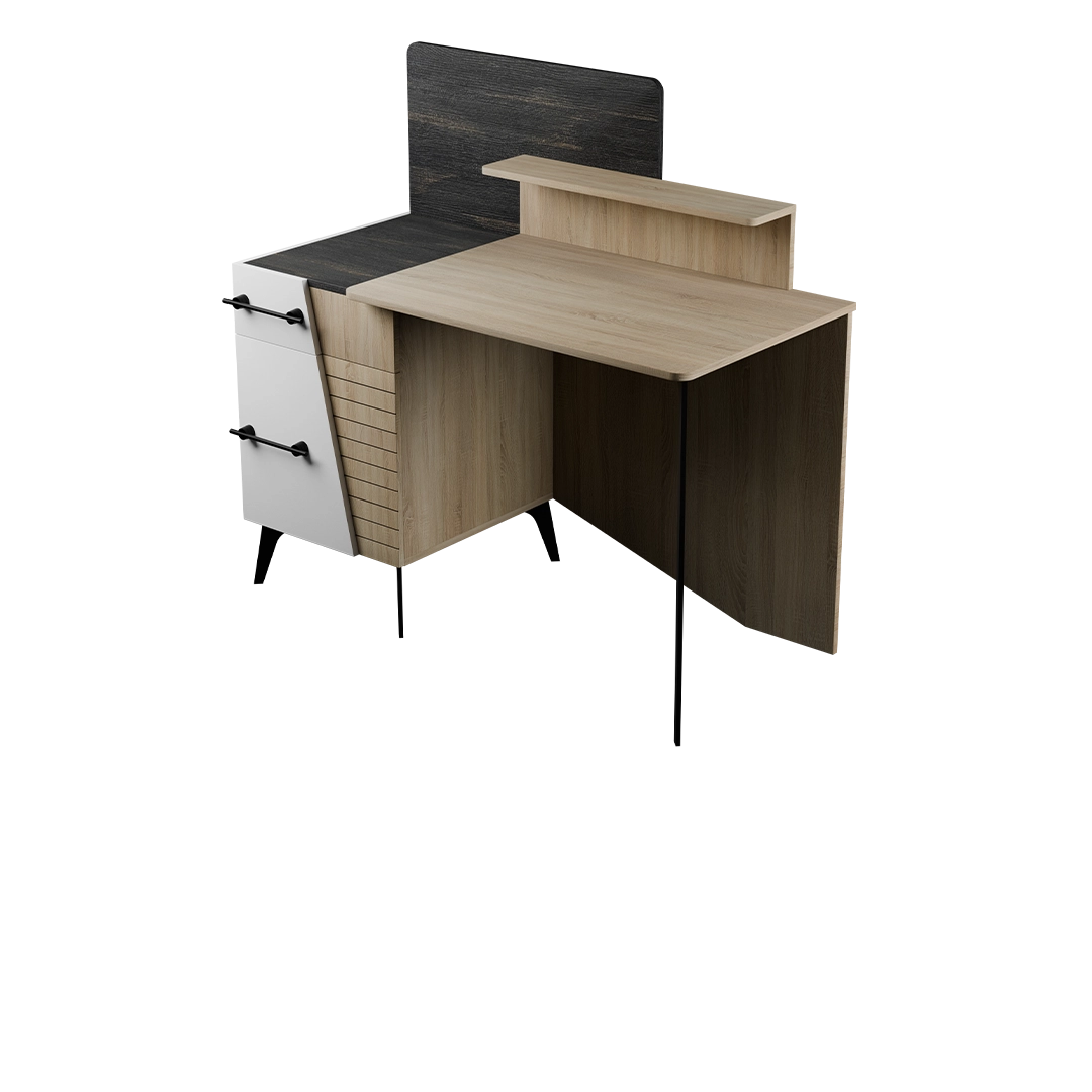 میز تحریر و لاین نوری سرویس خواب ورنا نئوپان