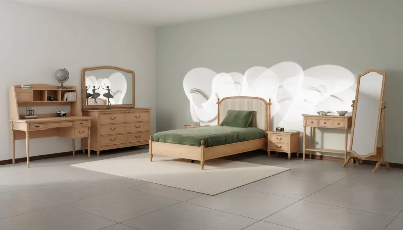 دکور سرویس خواب بلوط