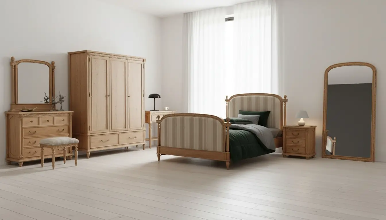 مجموعه سرویس خواب بلوط