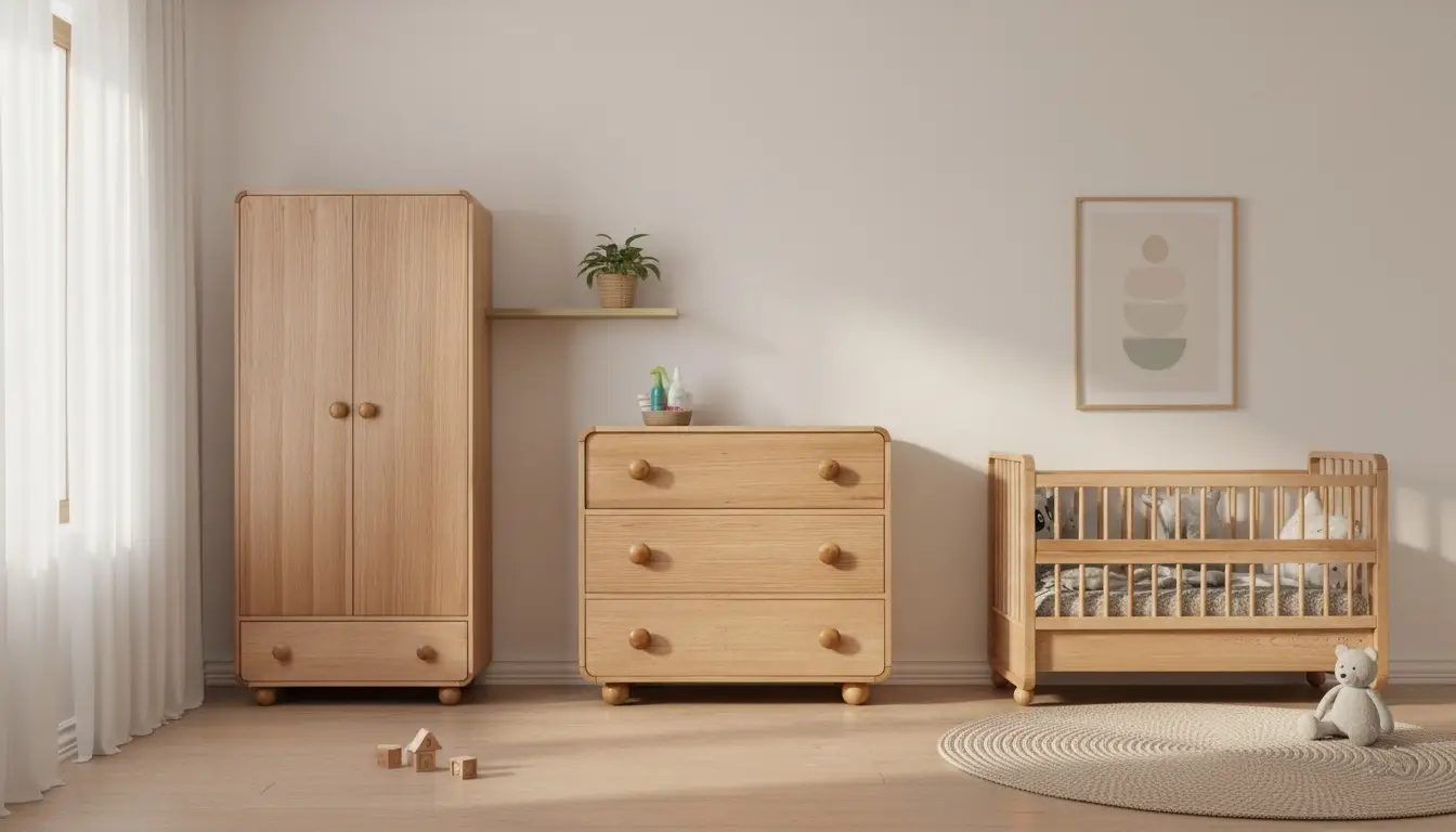 تخت نوزادی سرویس خواب گندم