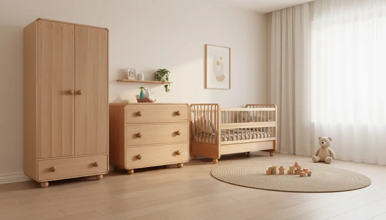 کمد دو درب سرویس خواب گندم