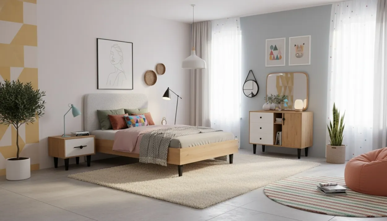 تخت 100 و 120 سرویس خواب لوتوس