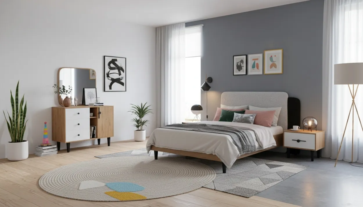 آیینه قدی سرویس خواب لوتوس