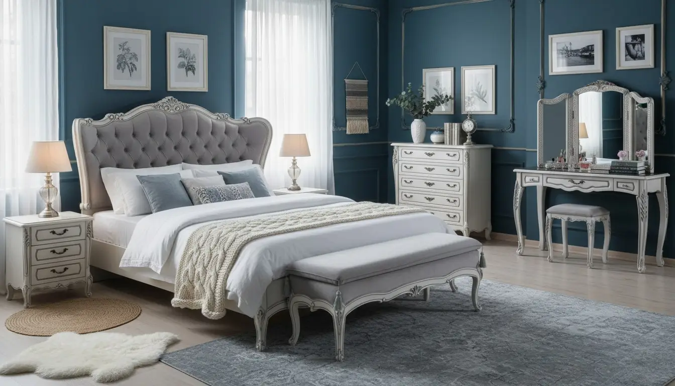 تخت دو نفره سرویس خواب شایلین