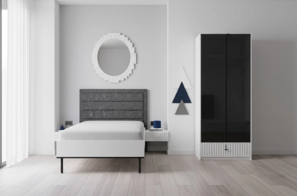 سرویس خواب نوجوان پسرانه اسپرت بلک اند وایت