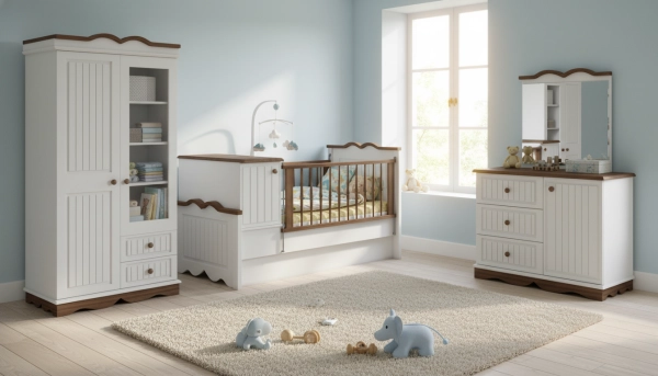 سرویس خواب نوزاد پسر روبین