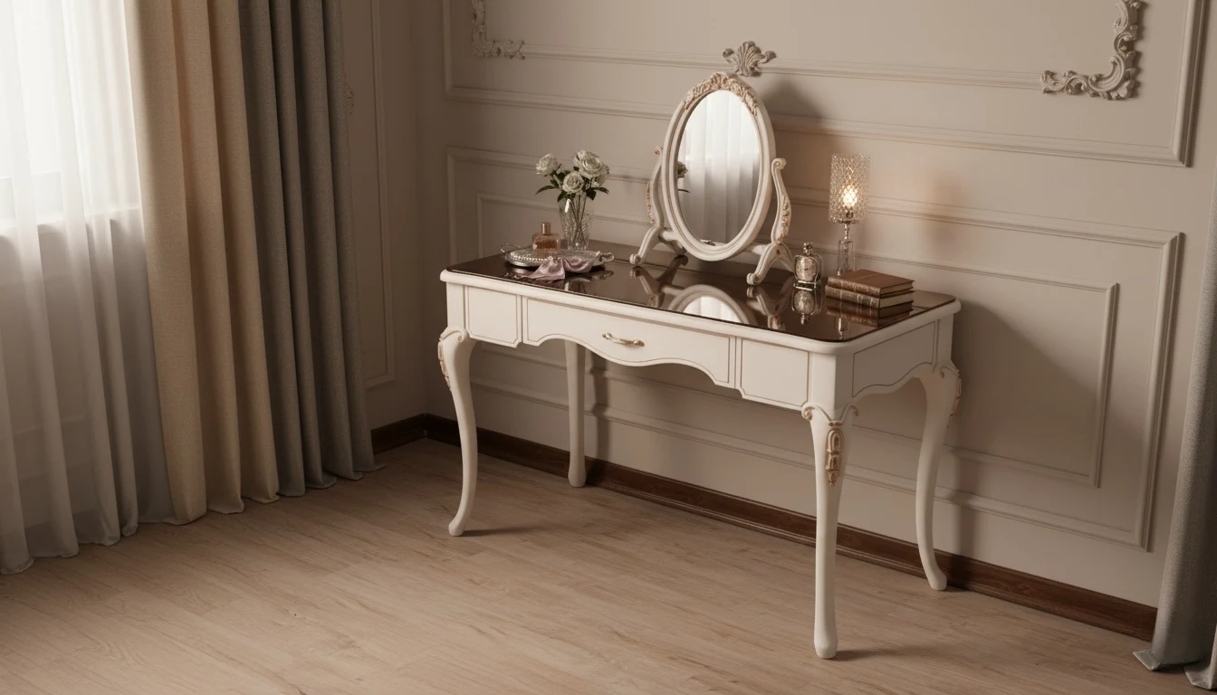 میز کلاسیک سرویس خواب کاترین از برند ژیک