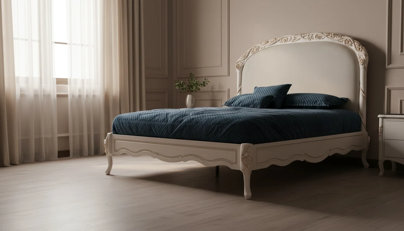 خرید تخت خواب دو نفره کاترین ژیک