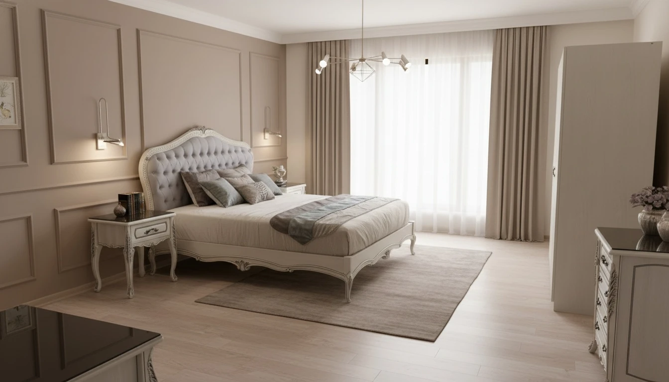 تخت خواب دونفره شایلین ژیک