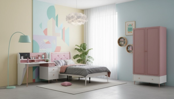 میز تحریر دخترانه مدرن الگانس