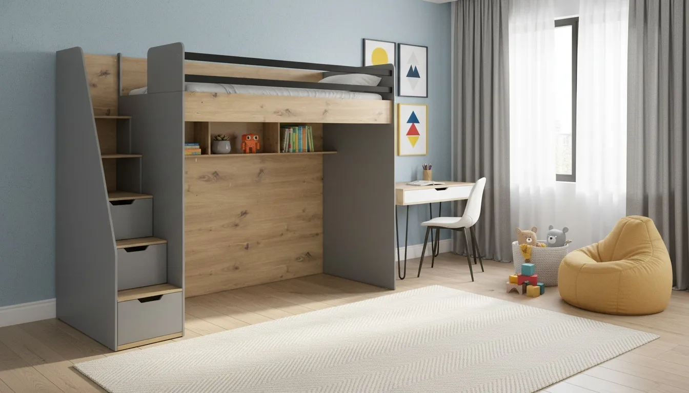 تخت خواب دوطبقه نوجوان آدریان ژیک