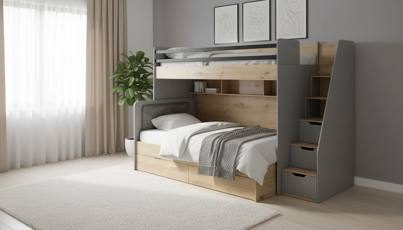 تخت خواب دوطبقه نیکان ژیک