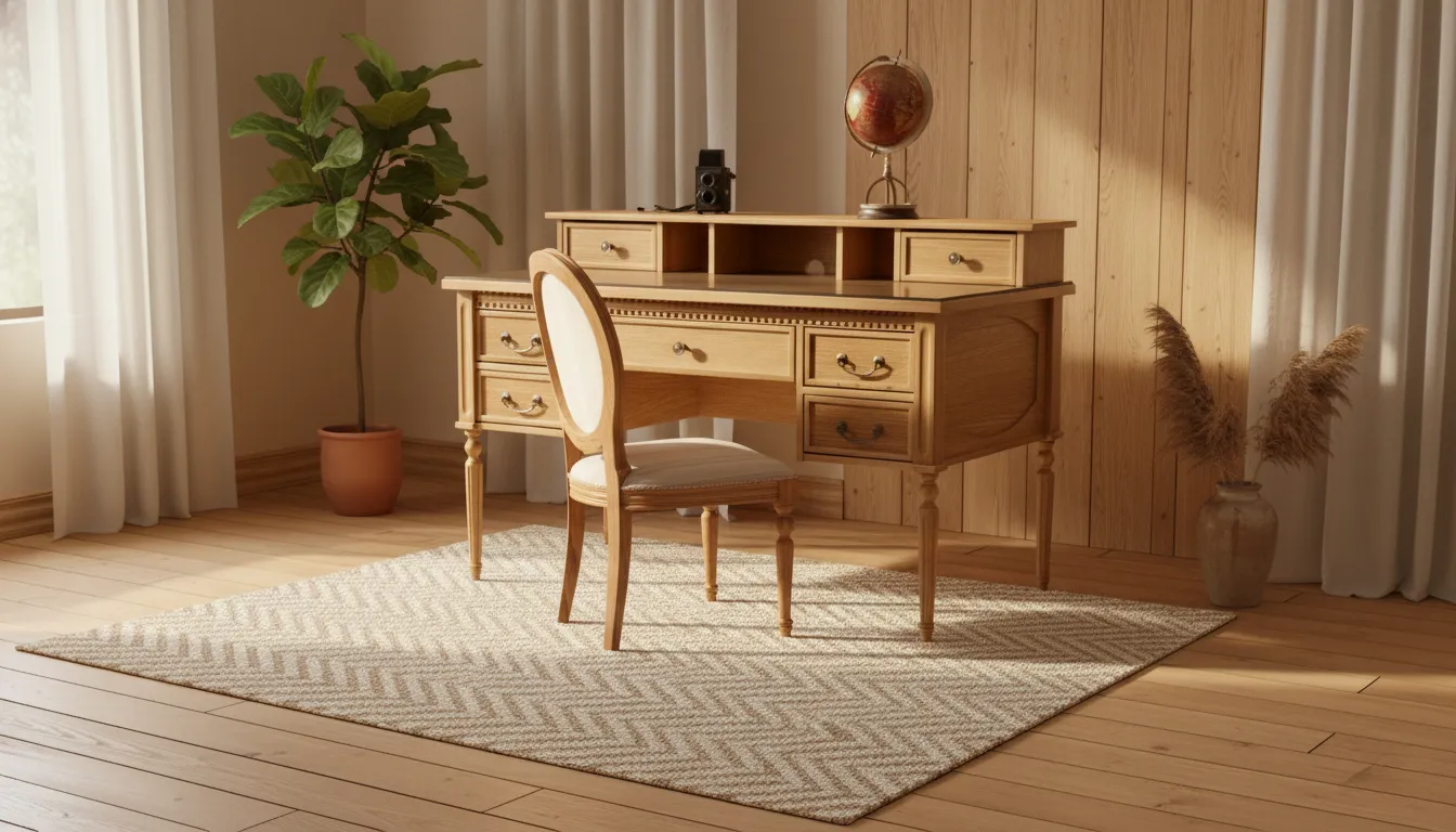 میز تحریر بلوط ژیک