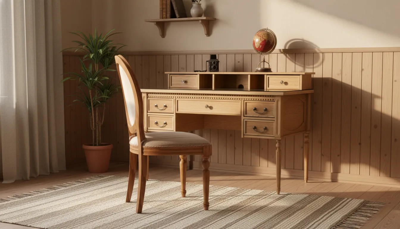 میز تحریر بلوط ژیک