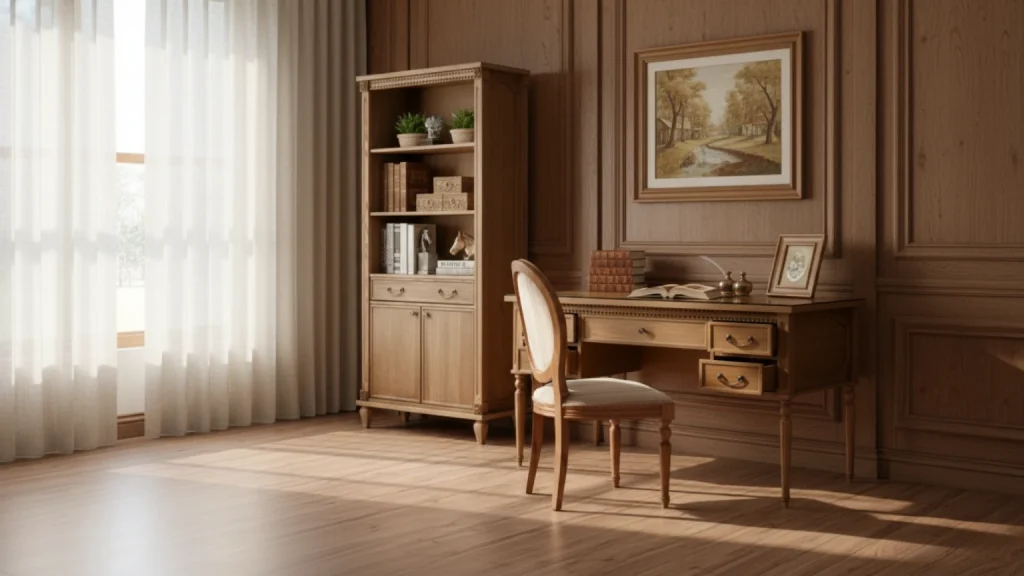 خرید میز تحریر چوبی کلاسیک