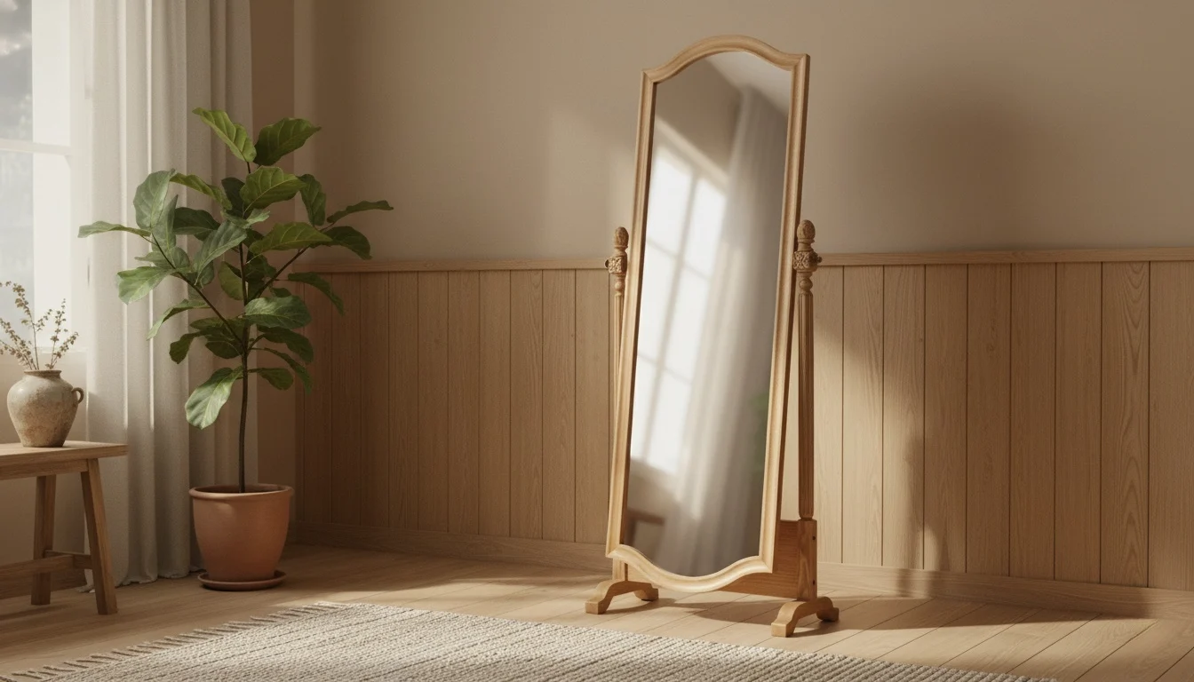 آیینه قدی بلوط ژیک