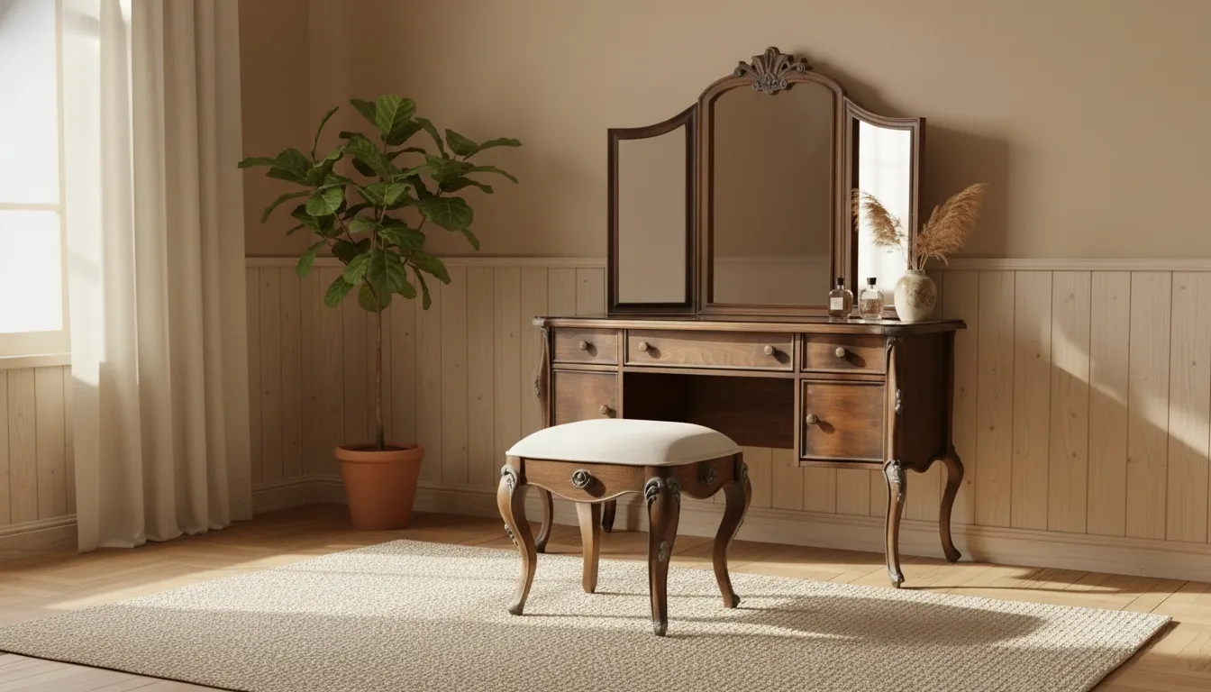 صندلی میز آرایش سلین ژیک