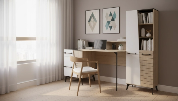 میز تحریر پایه فلزی ورنا