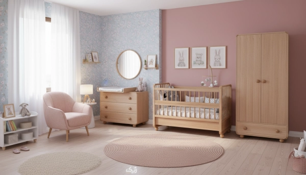 مدل کمد نوزاد دختر گندم