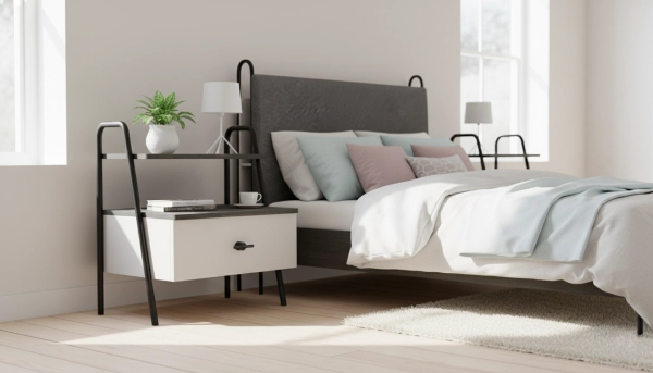 پاتختی سفید آیرون