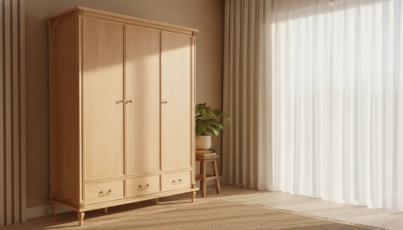 کمد سه درب بلوط ژیک