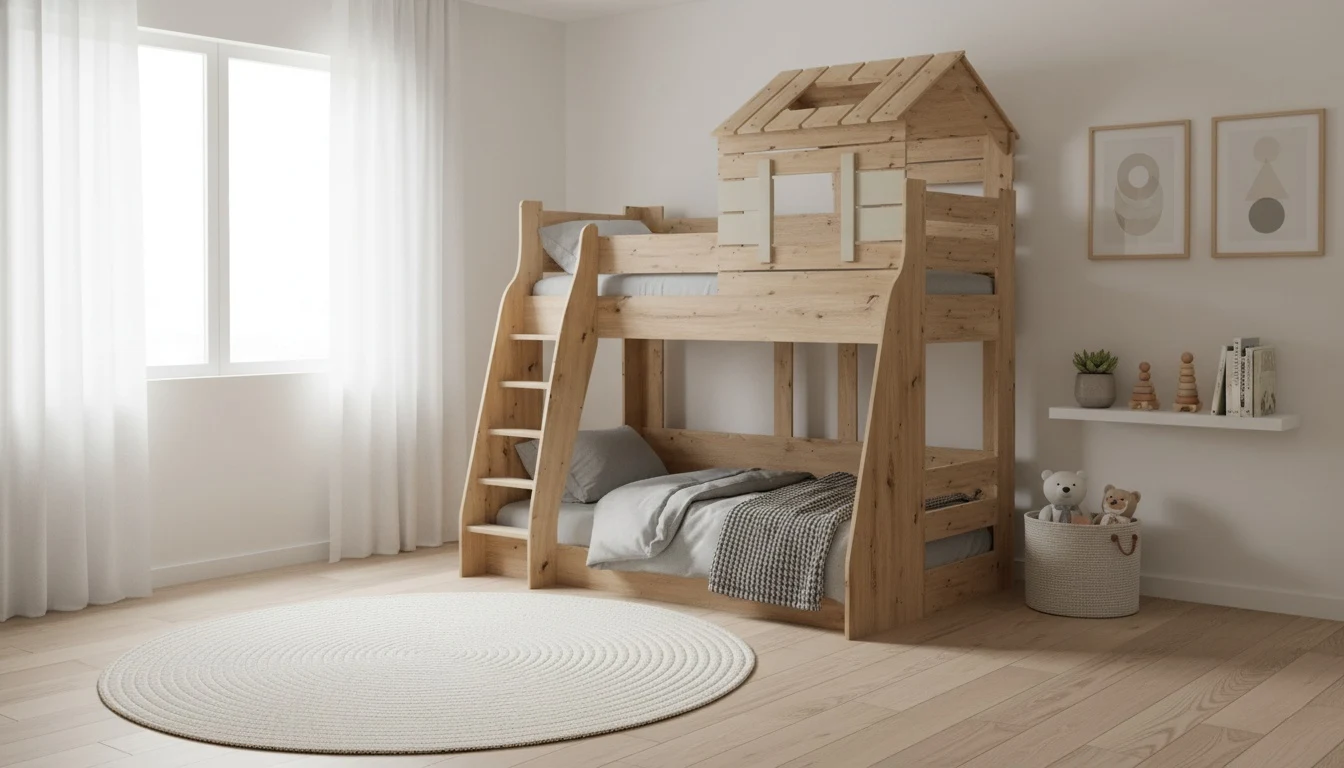 تخت خواب دوطبقه نوجوان ژیک