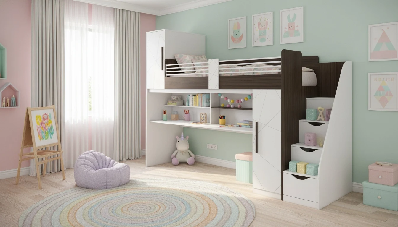 تخت خواب دوطبقه برند ژیک