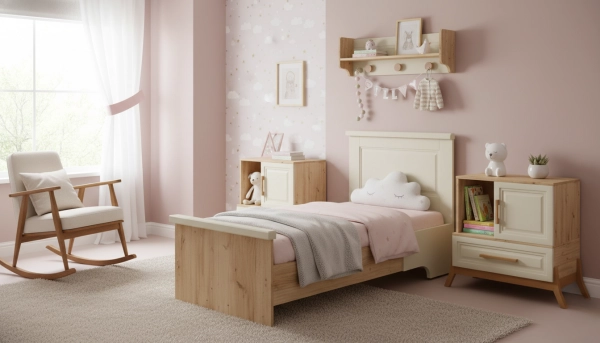 سرویس خواب نوزاد دختر پارلا کرم