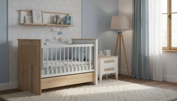 سرویس خواب نوزاد پسر لاکچری کارولین